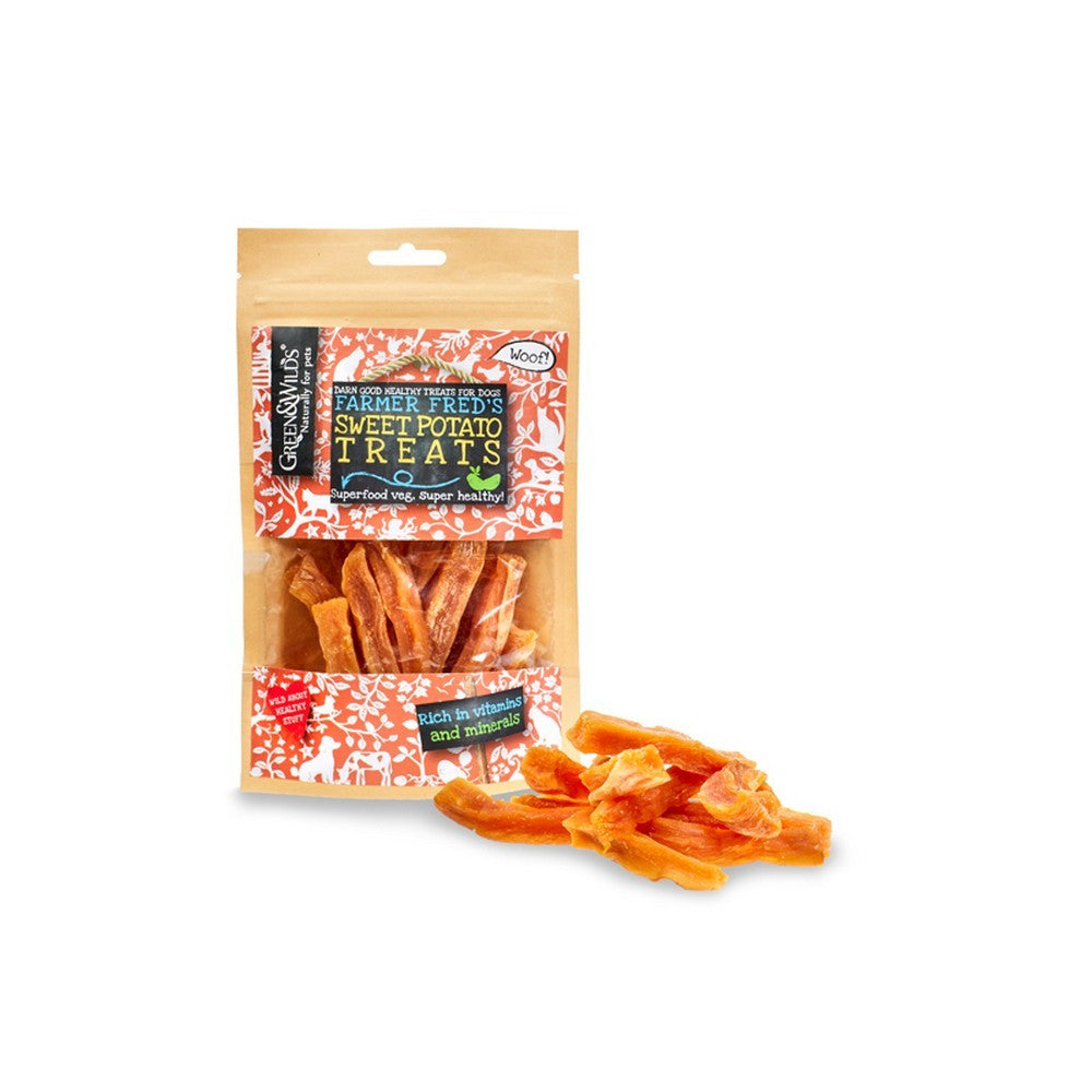 Green & Wilds Sweet Potato Treats 100g